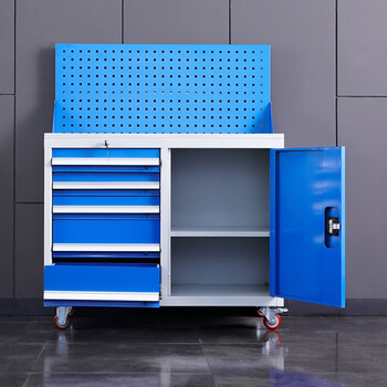 京骏 多功能工具车工具柜汽修车间用移动小推车多功能抽屉式重型工具