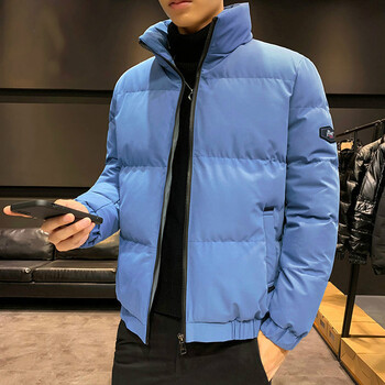 品牌保罗骑士男装秋季外套可脱卸帽男士百搭薄款夹克男春秋款上衣蓝色