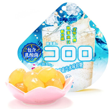 酷露露悠哈味觉糖果休闲零食qq软糖创意糖果休闲零食礼物 乳酸菌汽水