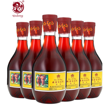 威龙 宝石红露酒 1L*6瓶 整箱装