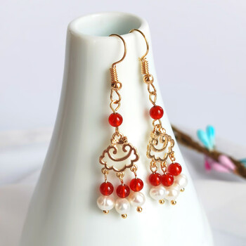 古风简约气质百搭耳环配饰秀禾汉服复古配饰古装宫廷吊坠耳夹耳饰耳环