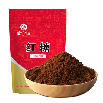 南字牌姜汁原味红糖土红糖老红糖 女生月子泡姜茶生姜红糖水包邮 买4