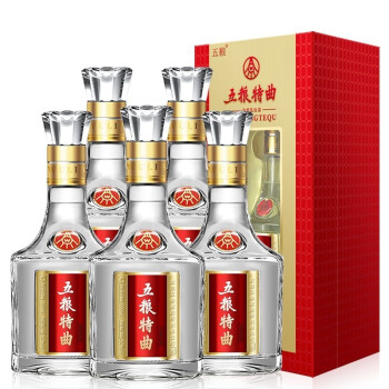 五糧液wuliangye52度濃香型白酒優級糧食酒禮盒裝五糧特曲500ml6瓶