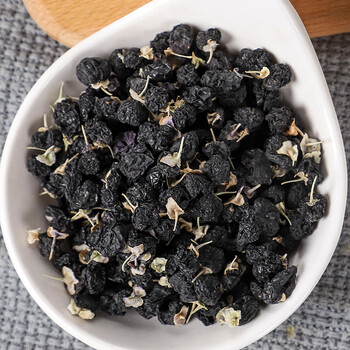 青海柴达木黑枸杞大果中果罐装花茶叶礼盒花草茶 红色