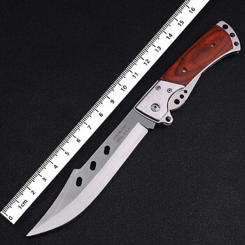 钢小刀蒙古手工小刀日本菊田水果刀露营野外求生大号燕尾折叠刀