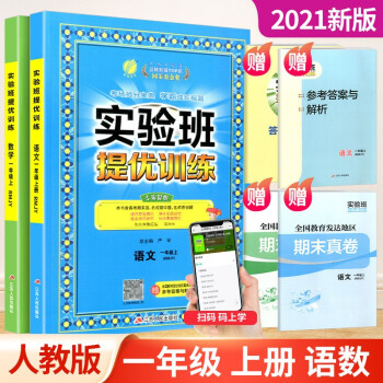 实验班一年级上册下册语文数学人教版北师大版提优训练小学生同步训练题教材单元配套练习册课时作业本 1年级上册 语文人教+数学人教