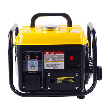 daiw汽油发电机 两相220v低噪音手拉电启多燃料发电机组户外家用便携