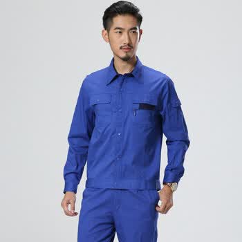 国家电网工作服纯棉国家电网工作服夏季长袖电工服套装男劳保服全棉