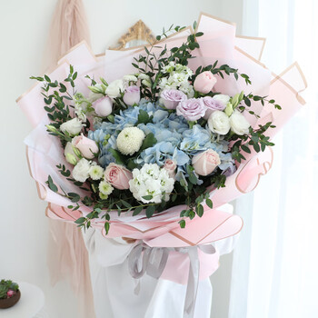 七夕恋洋甘菊花束毕业季情人节向日葵同城鲜花玫瑰北京天津杭州送花生日清爽兰 图片价格品牌报价 京东