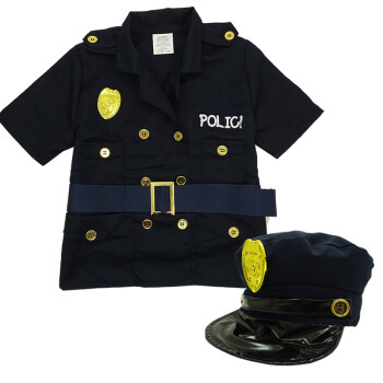 警察玩具盾牌儿童小套装备头盔小交警特警的帽子特种兵过家家声光道具