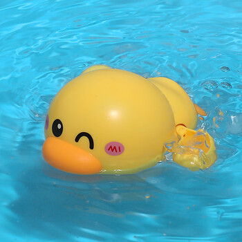 玩具儿童戏水小黄鸭婴儿沐浴水里玩的鸭子男女孩浴室游泳萌萌鸭黄色