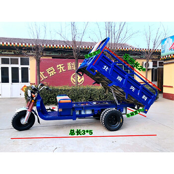 电动三轮车水电货运拉货车五轮自卸农用车载重王车环卫垃圾清理车1425