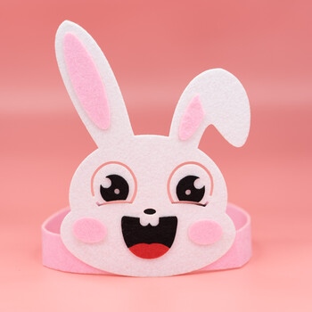 儿童节定制款儿童表演发带女童男童扮演道具发箍宝宝拍照头 1#小白兔