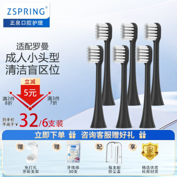 ZSPRING ROAMAN/綯ˢͷT3/T5/V5/T10/T20/8872Сˢ滻 Сͷˢڡ6֧װ