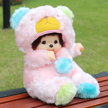 品质好物2022新款蒙奇奇公仔正版限量蒙奇奇公仔正版限量版毛绒压床