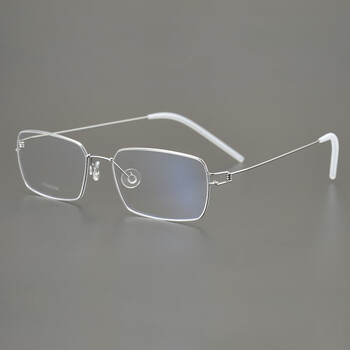 林德伯格镜框 麦伦林德伯格眼镜框rim系列钟南山刘昊然同款无框眼镜架