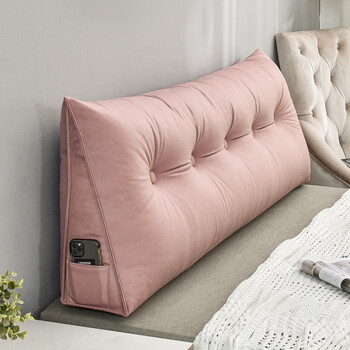 2022新款科技布三角无床头靠垫床上靠枕大靠背榻榻米软包靠背垫床枕抱