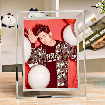 uhfr周杰伦周边相框海报2023新专辑伟大的作品纪念品签名照195寸玻璃