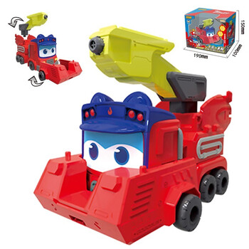 合体车长歌德七合一套装男孩玩具礼物七合一系列消防车歌德ys9069c