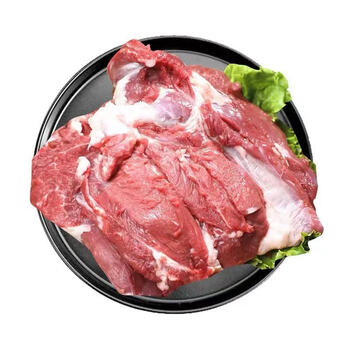 山羊肉微调理清真烧烤现宰羔羊肉24斤方卡优才去骨羊肉2斤品尝实惠装