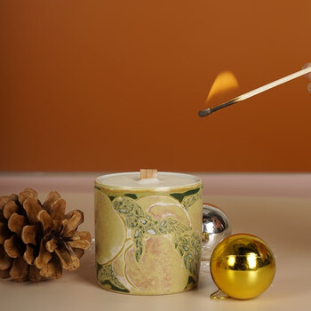 黑宫香氛blackpalace蜜桃乌龙香薰蜡烛家用香氛摆件创意礼盒岁岁千金