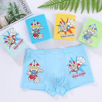 男生内裤卡通内裤男奥特曼小男童内裤平角裤头卡通男宝宝四角内裤211