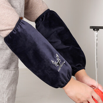 宝思韩秋冬季袖套男士冬季长款手套工作套袖女袖子劳保护袖防脏袖头