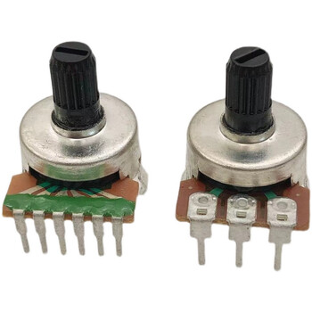 e3100麦博电脑音箱功放音量调节电位器旋钮6脚3脚a10k b50k 15mm 高音