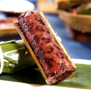 竹筒粽子清真粽享竹香手工大甜粽真空散装儿童早餐蜜枣豆沙八宝馅料