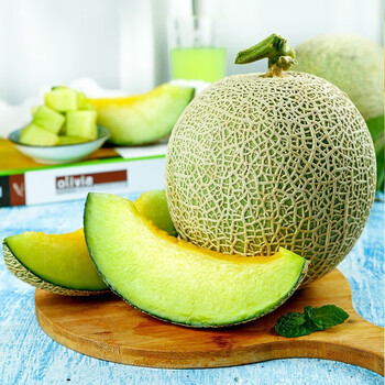 蔬农联shunonglian玫珑蜜瓜网纹蜜瓜冰淇淋甜瓜当季新鲜水果蜜瓜精选