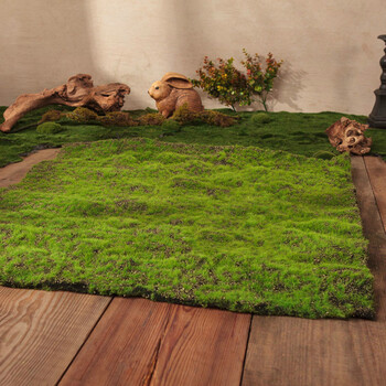 定制仿真植物墙背景墙绿植草皮草墙坪装饰软苔藓高品质景点假苔藓 a2