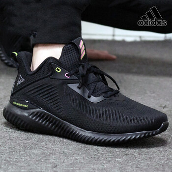 阿迪达斯(adidas)男鞋女鞋2021秋新款黑武士运动鞋网面减震跑步鞋gy