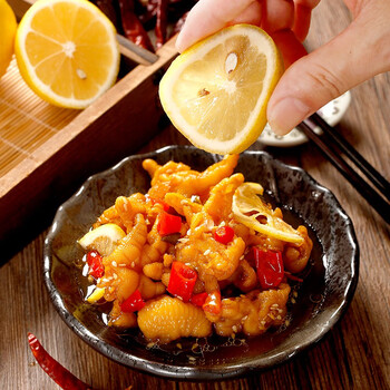 好吃嘴柠檬去骨凤爪150克装休闲小零食去骨凤爪x3盒