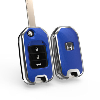 电镀 本田钥匙壳 十代思域飞度crv杰德凌派思铂睿奥德赛缤智雅阁汽车