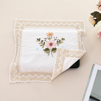 家用厨房小电器防尘遮盖布笔记本电脑盖巾茶具茶盘布巾多用小方巾 大