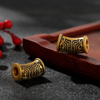 蝶菡520礼物送男女友 贺峻霖同款黄金饕餮图腾转运珠硬金999足金黑金