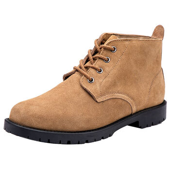 新年冲量翻毛皮鞋马丁靴男新款老式翻毛皮鞋头层牛皮休闲百搭男靴复古