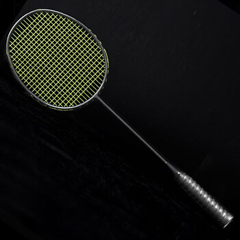 宏胜(hongsheng)羽毛球拍全碳素超轻训练拍进攻型扣杀单拍 钛布黑(二