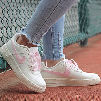 force 1 af1 低帮空军一号透气休闲轻便运动休闲鞋 314219-130 樱花粉