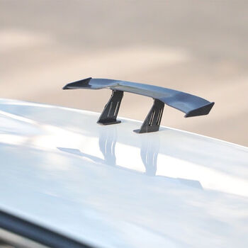 嘉予祺汽车尾翼改装迷你尾翼微型个性装饰粘贴碳纤维纹路通用小尾翼炭