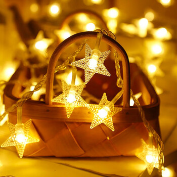 led小彩灯星星灯少女心网红灯装饰灯卧室圣诞宿舍串灯闪灯氛围灯星星