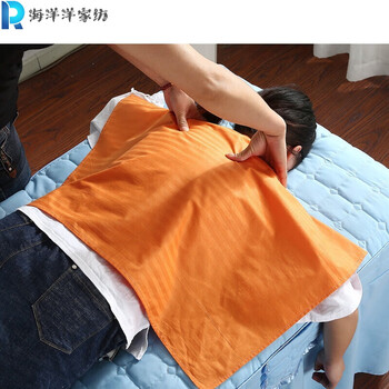 全棉按摩布推拿巾全棉按摩巾推拿布棉按摩巾按摩巾手布按摩巾可定做桔