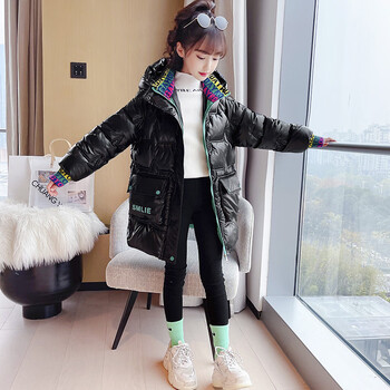 维泊茵2022女大童棉服冬季912岁中大童棉衣女孩童装冬天儿童加厚外套