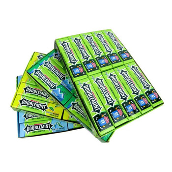 绿箭口香糖5片装炫凉绿茶柠檬草薄荷味薄荷清新口气糖果零食 薄荷 炫