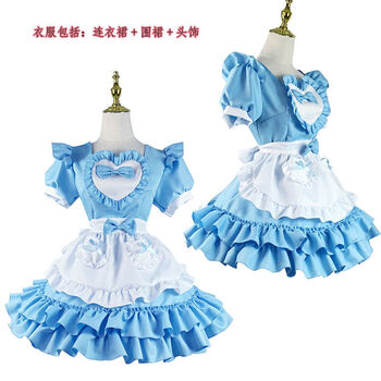 besblosdy*大佬连衣裙猫咪女仆装cos服性感开胸猫娘日系咖啡厅多款