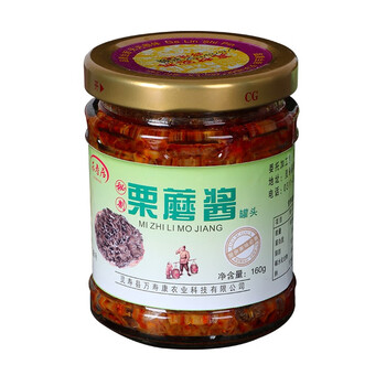 河北助农馆菇寿居栗蘑酱蘑菇酱辣酱原味160g4瓶