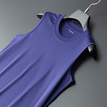 初拥消防员无袖衫专职夏季体能速干背心备勤服内搭火焰蓝色坎肩 坎肩