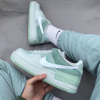 af1空军一号马卡龙冰淇淋粉紫经典男女板鞋情侣nike cw2655-001薄荷绿