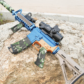 mdng8代9代13代j8电动m4连发m416男孩蛋枪真人cs对战专用 j8代m4满配