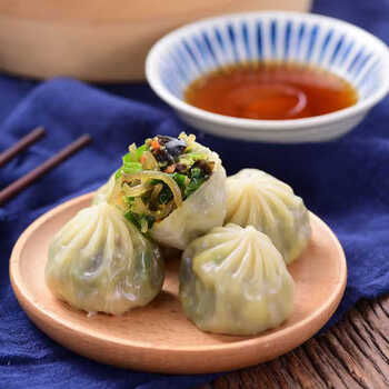 花约朵娜 水晶包子400g(3袋装36个)素馅